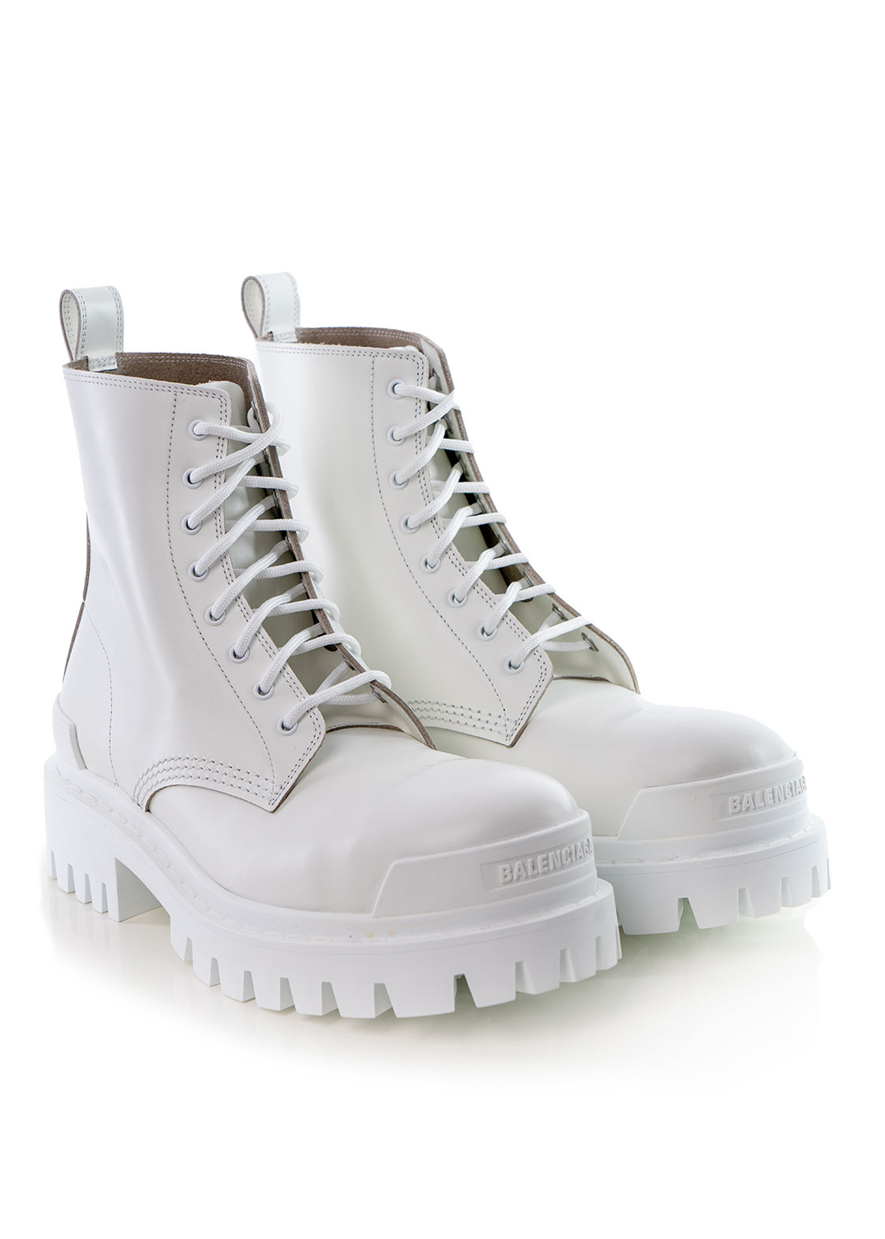 Купить Женские кожаные ботинки Balenciaga - в интернет-магазине Intefra.ru